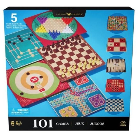 Gra logiczna Spin Master Zestaw gier klasycznych. 101 gier (6065340) Gra logiczna Spin Master Zestaw gier klasycznych. 101 gier (6065340)