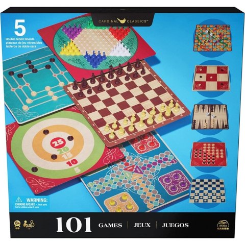 Gra logiczna Spin Master Zestaw gier klasycznych. 101 gier (6065340) Gra logiczna Spin Master Zestaw gier klasycznych. 101 gier (6065340)