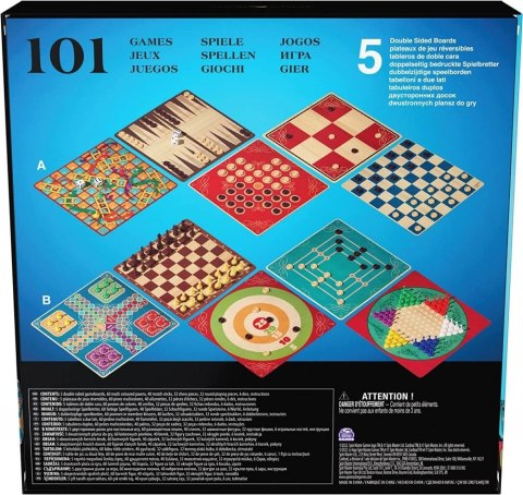 Gra logiczna Spin Master Zestaw gier klasycznych. 101 gier (6065340) Gra logiczna Spin Master Zestaw gier klasycznych. 101 gier (6065340)