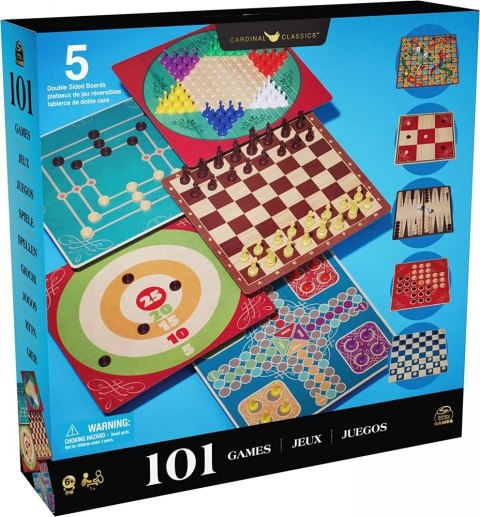 Gra logiczna Spin Master Zestaw gier klasycznych. 101 gier (6065340) Gra logiczna Spin Master Zestaw gier klasycznych. 101 gier (6065340)