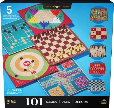 Gra logiczna Spin Master Zestaw gier klasycznych. 101 gier (6065340) Gra logiczna Spin Master Zestaw gier klasycznych. 101 gier (6065340)