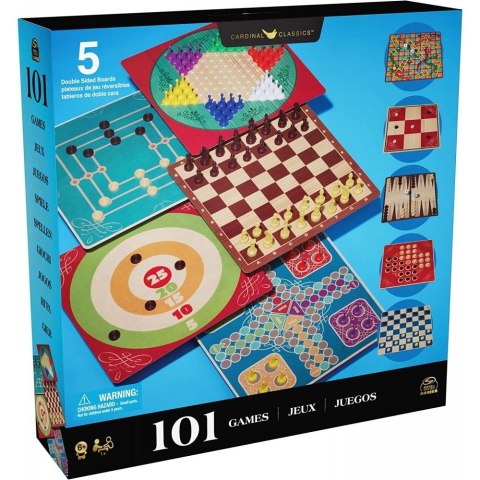 Gra logiczna Spin Master Zestaw gier klasycznych. 101 gier (6065340) Gra logiczna Spin Master Zestaw gier klasycznych. 101 gier (6065340)