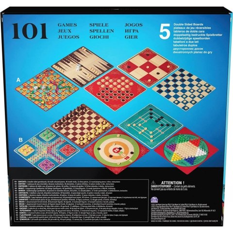 Gra logiczna Spin Master Zestaw gier klasycznych. 101 gier (6065340) Gra logiczna Spin Master Zestaw gier klasycznych. 101 gier (6065340)