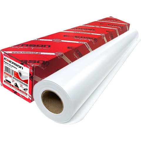 Papier do ploterów Emerson biały 90g 841mm x 50m Papier do ploterów Emerson biały 90g 841mm x 50m