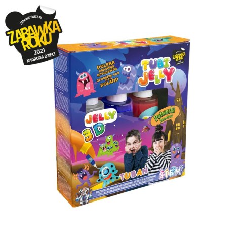 Zestaw kreatywny Tuban TUBI JELLY 3 KOLORY POTWORKI (TU 3318) Zestaw kreatywny Tuban TUBI JELLY 3 KOLORY POTWORKI (TU 3318)