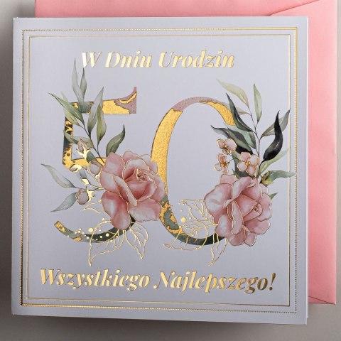 Kartka składana urodzinowy C6 Art Nuvo (5902973359565) Kartka składana urodzinowy C6 Art Nuvo (5902973359565)