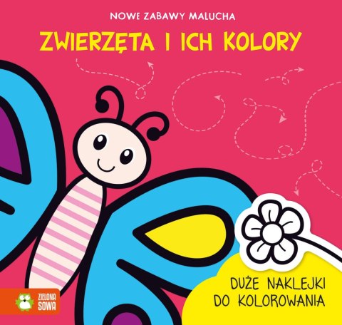 Książeczka edukacyjna Zielona Sowa Nowe zabawy malucha. Zwierzęta i ich kolory Książeczka edukacyjna Zielona Sowa Nowe zabawy malucha. Zwierzęta i ich kolory