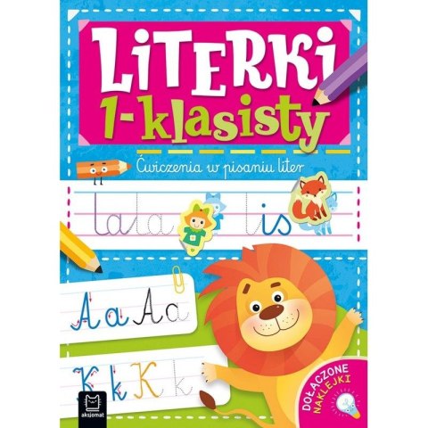 Książka dla dzieci Literki 1-klasisty. Ćwiczenia w pisaniu liter Książka dla dzieci Literki 1-klasisty. Ćwiczenia w pisaniu liter