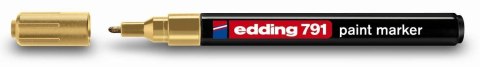 Marker olejowy Edding 791 złoty 1,0-2,0mm płaska/szpic końcówka Marker olejowy Edding 791 złoty 1,0-2,0mm płaska/szpic końcówka