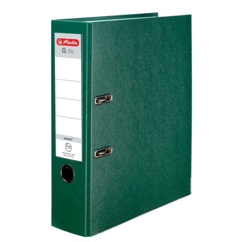 Segregator dźwigniowy Herlitz Q. file Standard 0011167434 A4 80mm zielony (300003086) Segregator dźwigniowy Herlitz Q. file Standard 0011167434 A4 80mm zielony (300003086)