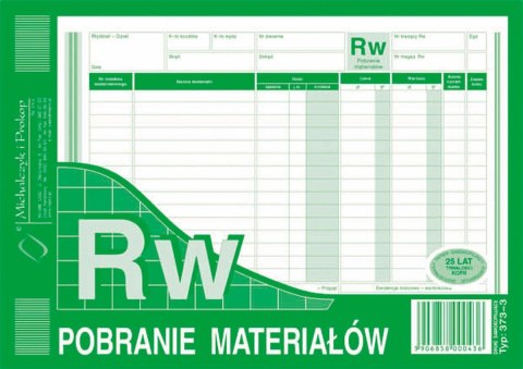 Druk samokopiujący Michalczyk i Prokop Pobranie materiału (wielokopia) A5 A5 80k. (373-3) Druk samokopiujący Michalczyk i Prokop Pobranie materiału (wielokopia) A5 A5 80k. (373-3)