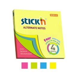 Notes samoprzylepny (karteczki) Stick'n mix [mm:] 76x76 (21822)