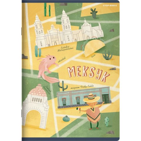 Zeszyt Top 2000 CITIES OF THE WORLD A5 16k. 70g krata (400157888) Zeszyt Top 2000 CITIES OF THE WORLD A5 16k. 70g krata (400157888)