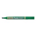 Marker permanentny Pentel zielony 1,2-4,5mm ścięta końcówka