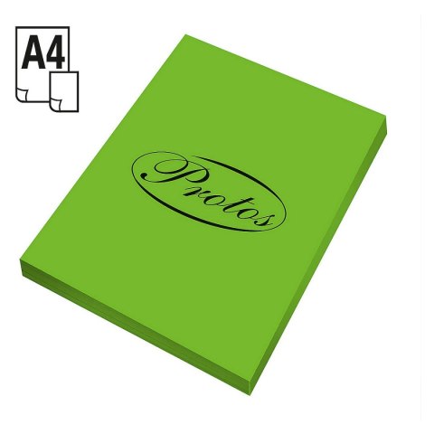 Papier ksero Protos A4 zielony jasny 50k. 160g Papier ksero Protos A4 zielony jasny 50k. 160g