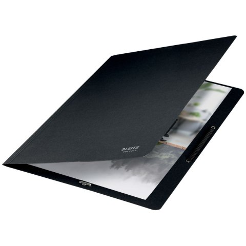 Teczka kartonowa na gumkę recycle A4 czarna 430g Leitz (39080095) Teczka kartonowa na gumkę recycle A4 czarna 430g Leitz (39080095)