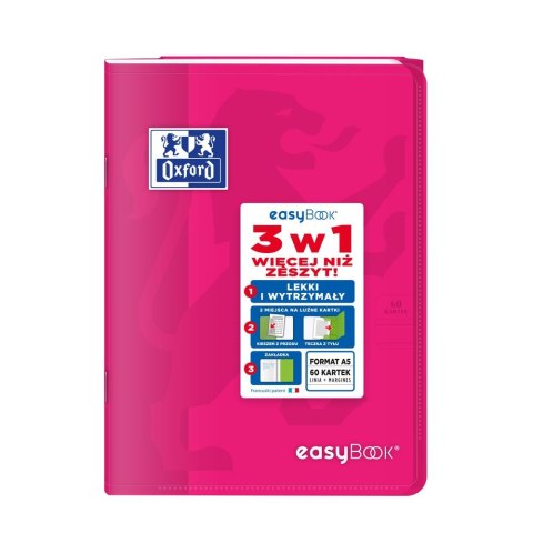 Zeszyt EASYBOOK A5 60k. 90g linia Oxford (400146694) Zeszyt EASYBOOK A5 60k. 90g linia Oxford (400146694)