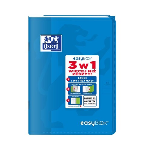 Zeszyt EASYBOOK A5 60k. 90g linia Oxford (400146694) Zeszyt EASYBOOK A5 60k. 90g linia Oxford (400146694)