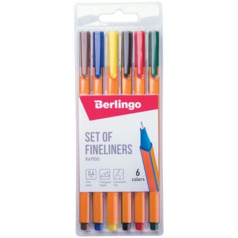 Cienkopis Berlingo Starlight mix 0,4mm 6kol. (255125) Cienkopis Berlingo Starlight mix 0,4mm 6kol. (255125)