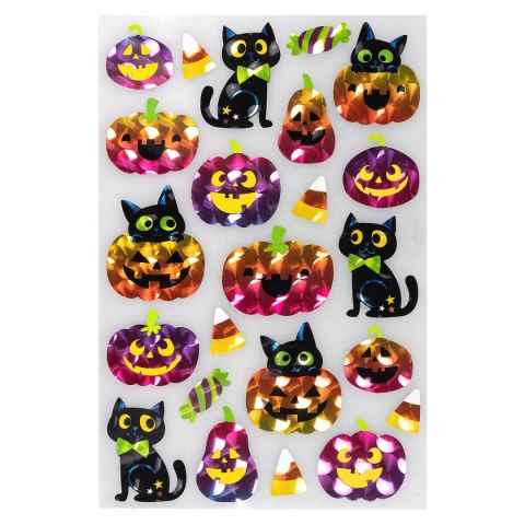 Naklejka (nalepka) Halloween, kolorowe metalizowane Arpex (HA2761) Naklejka (nalepka) Halloween, kolorowe metalizowane Arpex (HA2761)