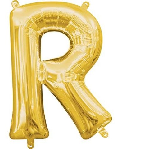 Balon foliowy Anagram MINI KSZTAŁT R ZŁOTY (3304701) Balon foliowy Anagram MINI KSZTAŁT R ZŁOTY (3304701)