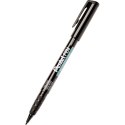 Marker permanentny Pentel czarny płaska/szpic końcówka