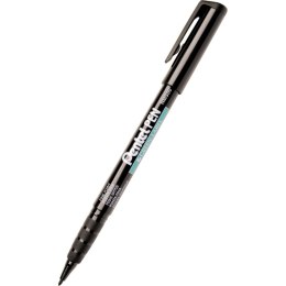 Marker permanentny Pentel czarny płaska/szpic końcówka