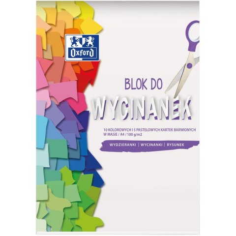 Papier kolorowy kolor A4 mix 15k. Oxford (400166084) Papier kolorowy kolor A4 mix 15k. Oxford (400166084)