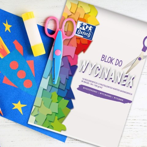 Papier kolorowy kolor A4 mix 15k. Oxford (400166084) Papier kolorowy kolor A4 mix 15k. Oxford (400166084)