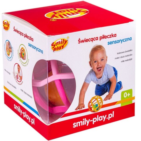 Grzechotka Smily Play piłeczka różowa (SP83659) Grzechotka Smily Play piłeczka różowa (SP83659)