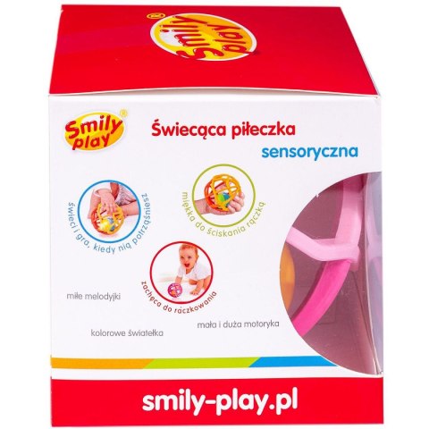 Grzechotka Smily Play piłeczka różowa (SP83659) Grzechotka Smily Play piłeczka różowa (SP83659)