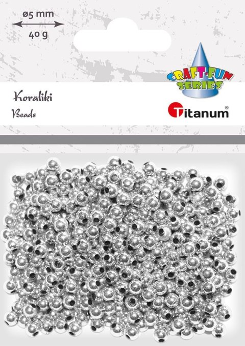 Koraliki kreatywne Titanum Craft-Fun Series srebrne (XBL02) Koraliki kreatywne Titanum Craft-Fun Series srebrne (XBL02)