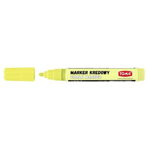 Marker specjalistyczny Toma pastelowy żółty kredowy żółty 4,5mm okrągła końcówka (To-292) Marker specjalistyczny Toma pastelowy żółty kredowy żółty 4,5mm okrągła końcówka (To-292)