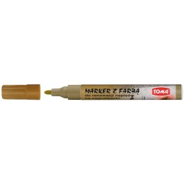 Marker specjalistyczny Toma złoty 2,5mm okrągła końcówka