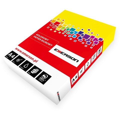 Papier kolorowy Emerson kolorowy 4066 A4 żółty 160g (xem416066) Papier kolorowy Emerson kolorowy 4066 A4 żółty 160g (xem416066)