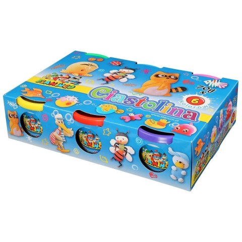 Ciastolina Flamingo 6 kol. 420g (3632) Ciastolina Flamingo 6 kol. 420g (3632)