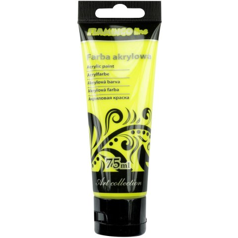 Farba akrylowa Flamingo Line Fluo kolor: żółty 75ml (100) Farba akrylowa Flamingo Line Fluo kolor: żółty 75ml (100)