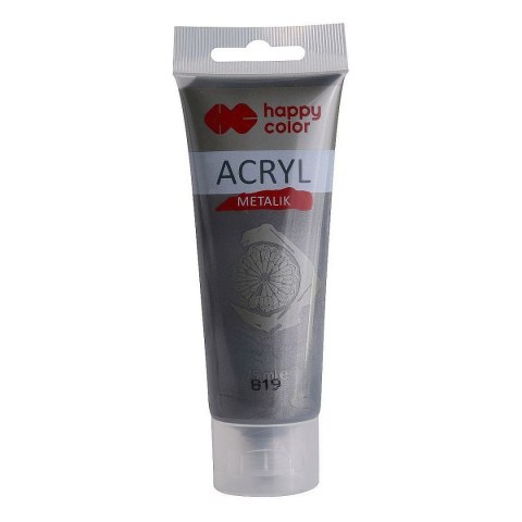 Farba akrylowa Happy Color kolor: czarny/srebrny 75ml (HA 7370 0075-819) Farba akrylowa Happy Color kolor: czarny/srebrny 75ml (HA 7370 0075-819)