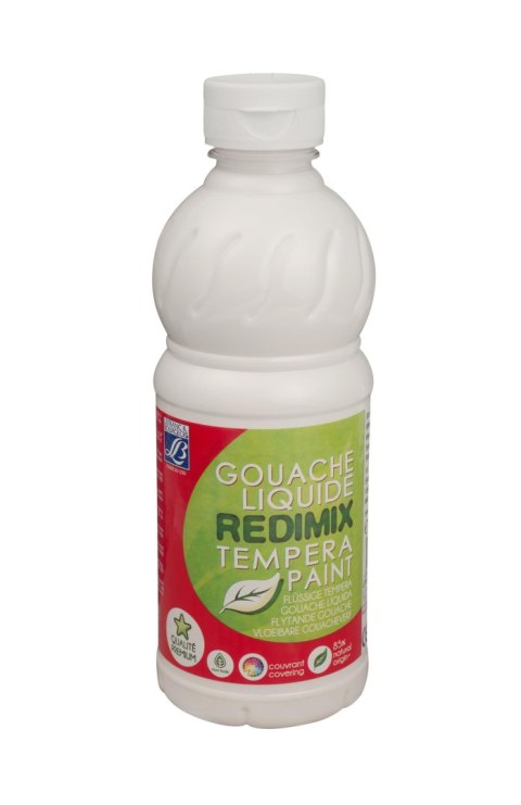 Farba tempera Lefranc&Bourgeois REDIMIX kolor: biały 500ml 1 kolor. (188018) Farba tempera Lefranc&Bourgeois REDIMIX kolor: biały 500ml 1 kolor. (188018)