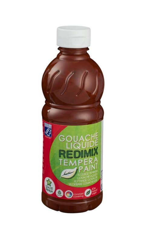 Farba tempera Lefranc&Bourgeois REDIMIX kolor: brązowy 500ml 1 kolor. (188015) Farba tempera Lefranc&Bourgeois REDIMIX kolor: brązowy 500ml 1 kolor. (188015)