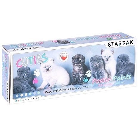 Farby plakatowe Starpak Enchantimals kolor: mix 20ml 12 kolor. (437220) Farby plakatowe Starpak Enchantimals kolor: mix 20ml 12 kolor. (437220)