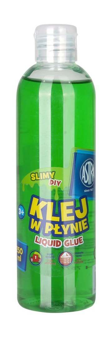 Klej w płynie Astra zielony 250ml Klej w płynie Astra zielony 250ml