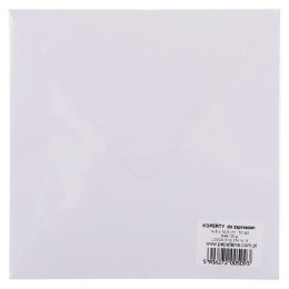Koperta Logos 14,6X14,6 biała 120g CD biała [mm:] 146,5x146,5 50 sztuk