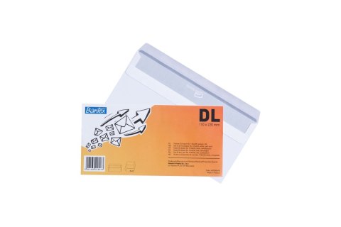 Koperta Bantex SK DL biała (400085698) 25 sztuk Koperta Bantex SK DL biała (400085698) 25 sztuk