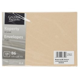 Koperta Galeria Papieru b6 nature ciemnobeżowy k B6 beżowa [mm:] 125x176 (280820) 10 sztuk