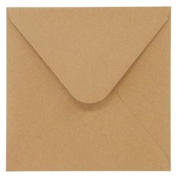 Koperta Galeria Papieru kraft ciemnobeżowy beżowa [mm:] 160x160 (280322) 10 sztuk