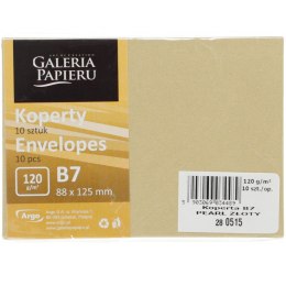 Koperta Galeria Papieru pearl złoty p B7 złota (280515) 10 sztuk
