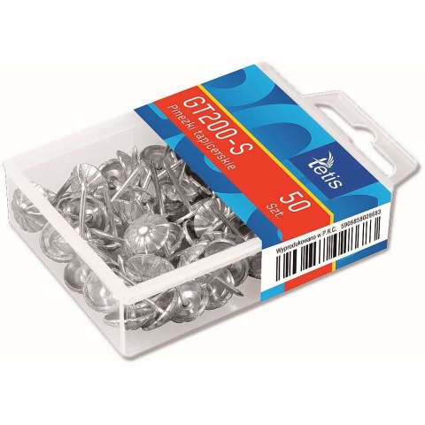 Pinezki Tetis kolor: srebrny 50 szt (GT200-S) Pinezki Tetis kolor: srebrny 50 szt (GT200-S)