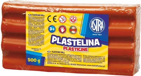 Plastelina 1 kol. czerwona 500g Astra Plastelina 1 kol. czerwona 500g Astra