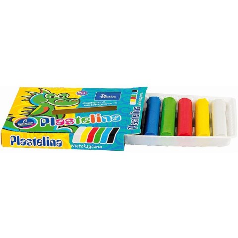 Plastelina Tetis 6 kol. mix 15g (KP001-A) Plastelina Tetis 6 kol. mix 15g (KP001-A)